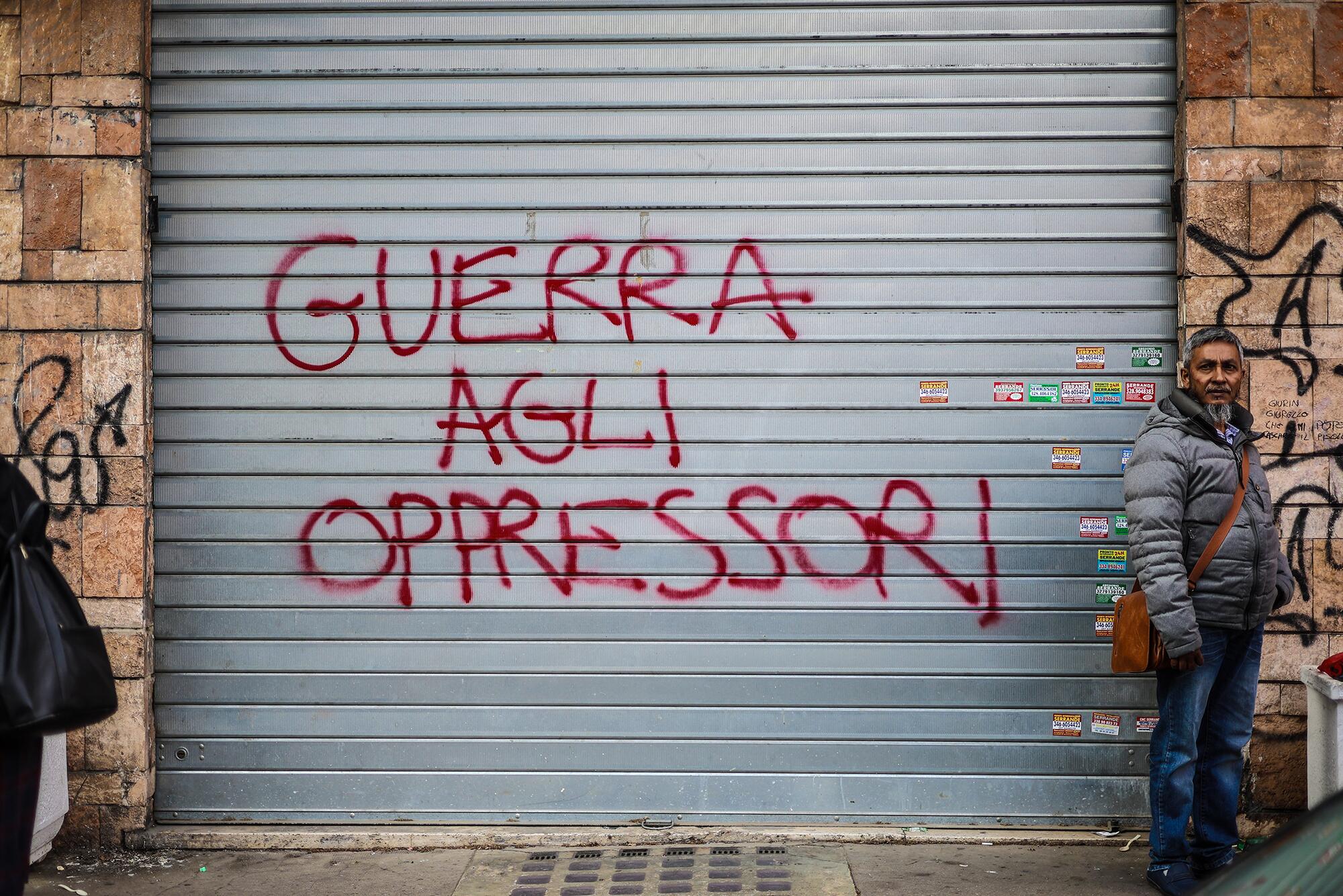 Manifestación antifascista en Roma - 13